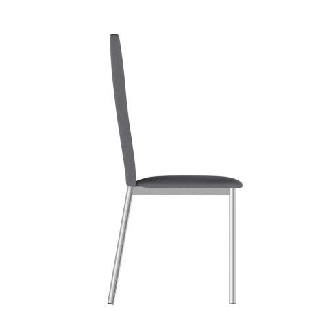 Комплект стульев Орлеан (4 шт), хром рогожка серая