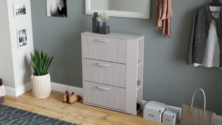 Тумба для Обуви «Элегия» Тип 1 Разные Цвета (Ш-790 мм x В-1016 мм x Г-226 мм)