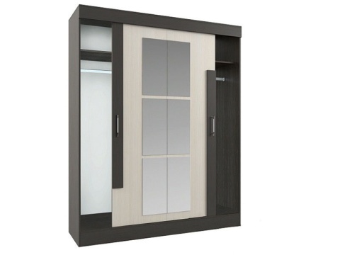 Шкаф-Купе Фиджи (Ш-1500/1700 х В-2100 х Г-540 мм)/Разные Цвета 