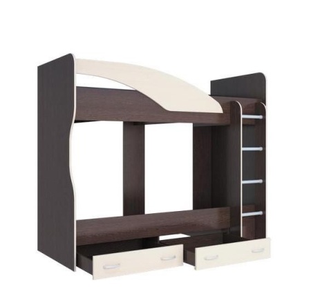 Кровать Двухъярусная (Д-2032хВ-1700хГ-1000 мм)/Разные Цвета