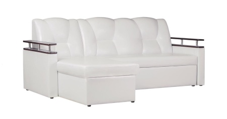 Диван Угловой Маргарита с Ножками-Кубышками Ш-2260 х Г-1550 х В-1000 мм/Спальное место Ш-1250 х Г-2000 мм